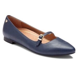 Elegant Navy Blue Women's Flats